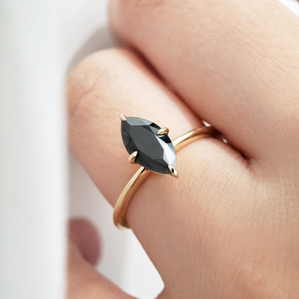 Grace - Black Moissanite